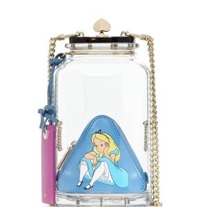 Kate Spade Blue and Gold Crossbody Bag